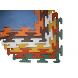 Напольное покрытие Rubblex Puzzle Standart 1000x1000x25 мм